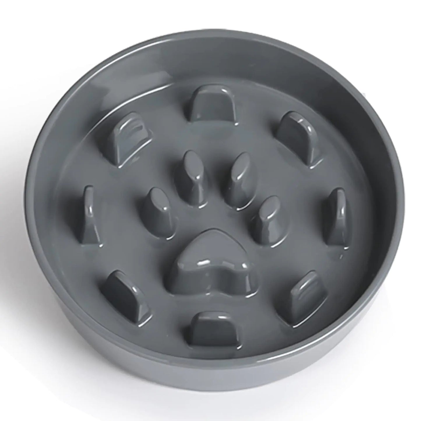 Stylish ceramic slow feeding bowl for dogs