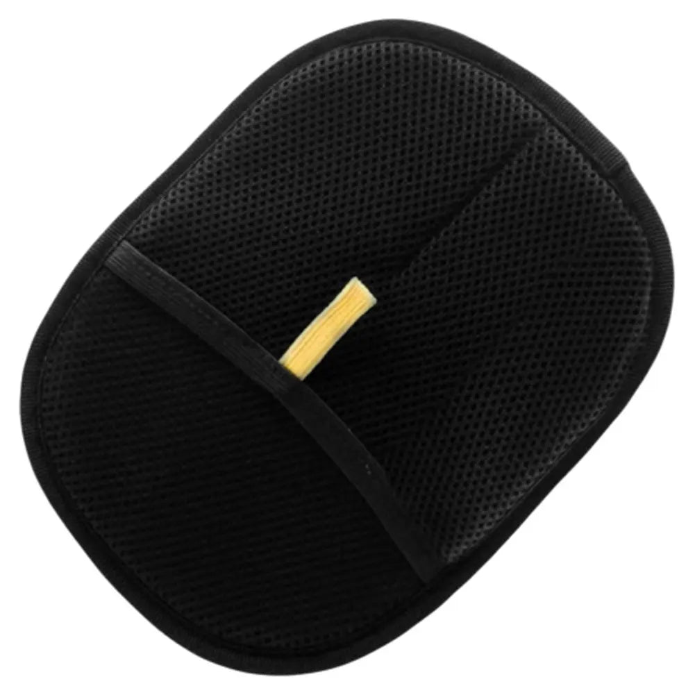 Dual-sided pet hair remover mitt with soft silicone bristles