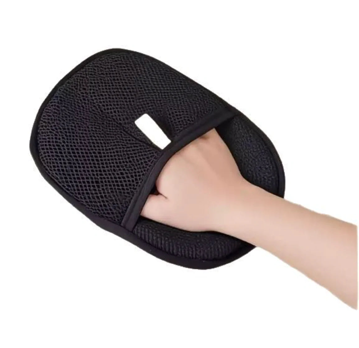 Breathable mesh pet fur cleaning glove