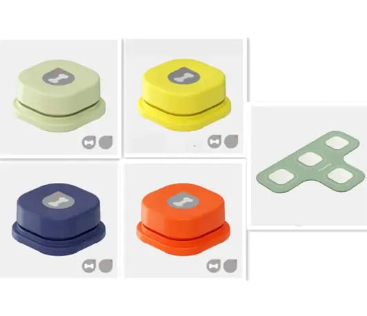Fun training button for cats and dogs to communicate with owners