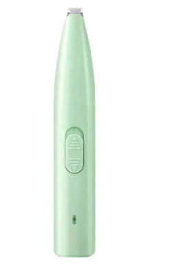 Vibrant green Pet Electric Hair Trimmer for dogs and cats, showcasing sleek design and ergonomic handle.