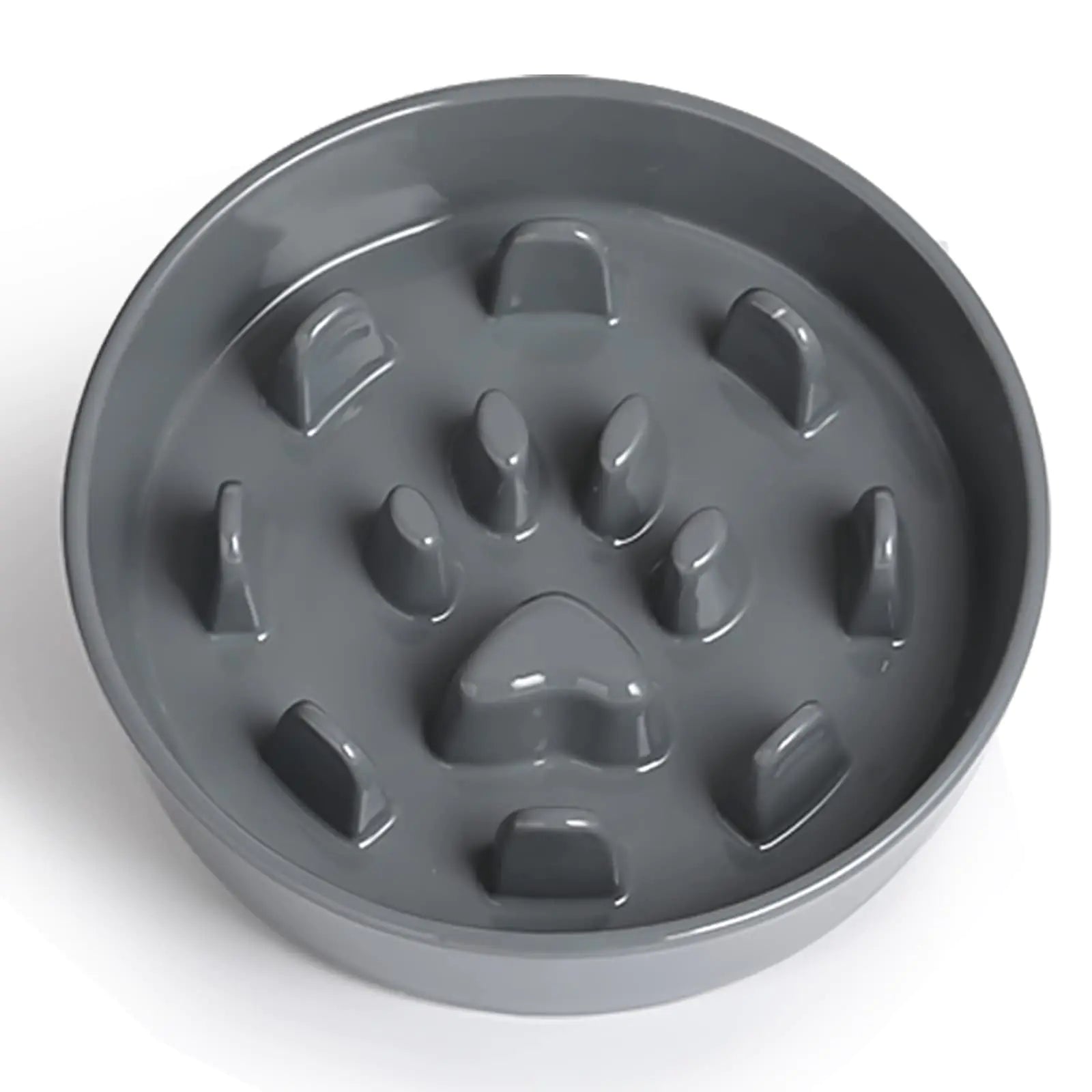 Stylish ceramic slow feeding bowl for dogs