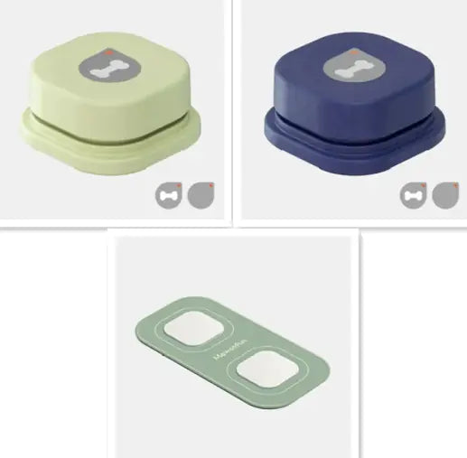 Talking button for dogs and cats training and bonding
